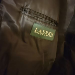 Ralph Lauren 40 inches shoulder to hem, blk,